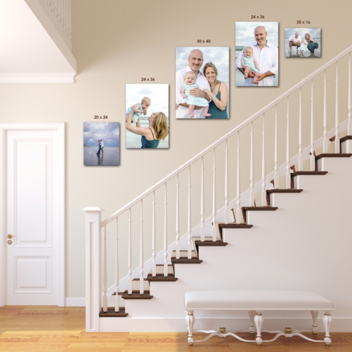 Stairway in the modern house.