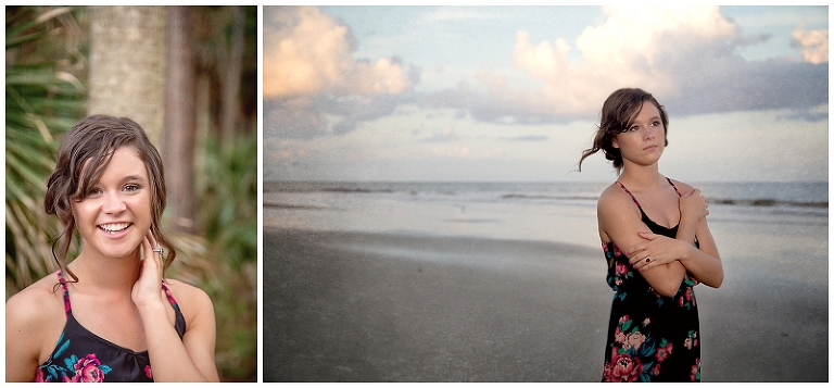 Beaufort High School class of 2015 senior at hunting island 