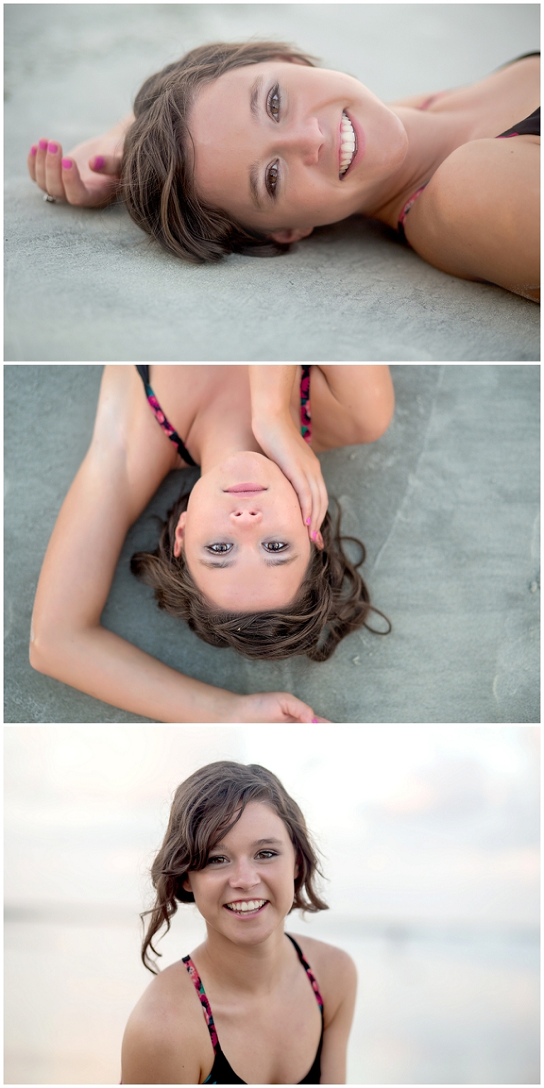 Senior portraits on the beautiful beaches of hunting island 