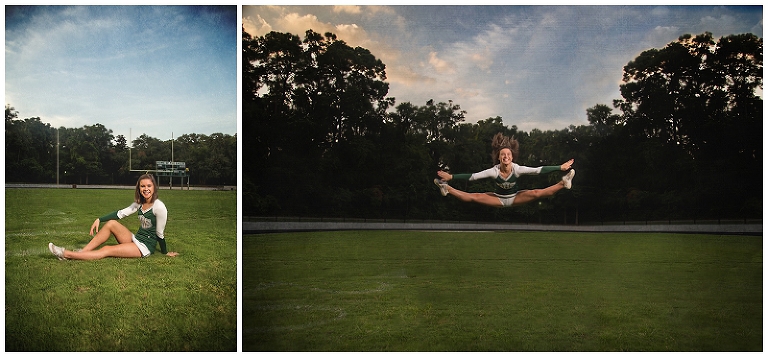 beaufort HS cheerleader senior session