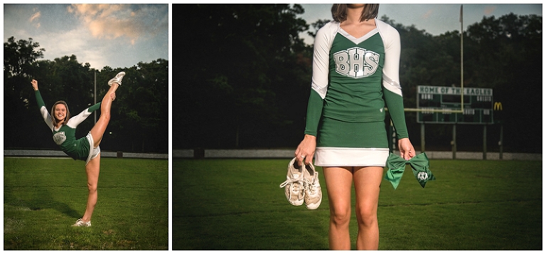Cheerleading senior portraits