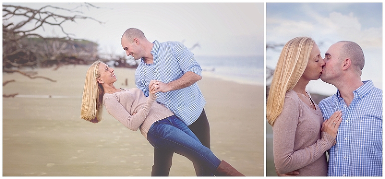 Beach couples session South Carolina