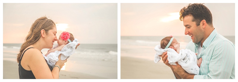 hilton head island beach portraits with mom and dad