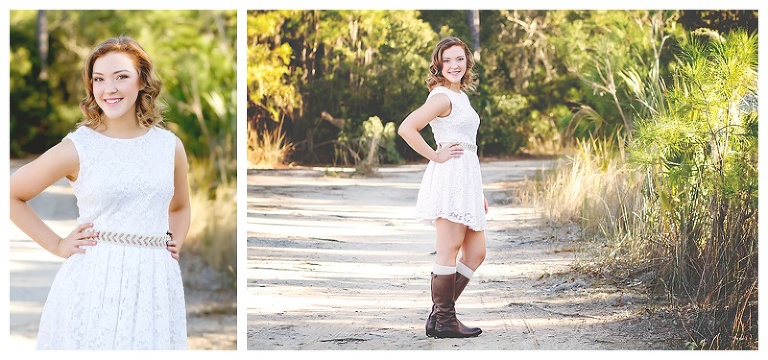 beaufort senior on the dirt road near the dock