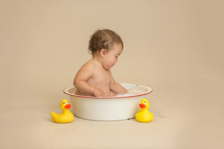 baby first birthday tater smash session