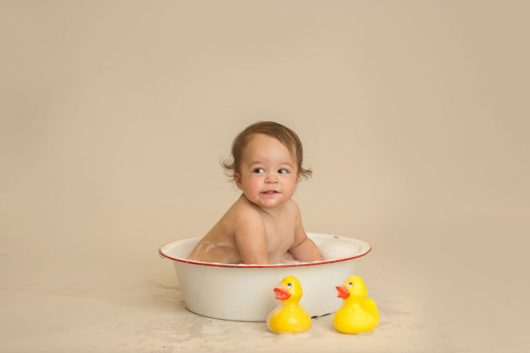 baby first birthday tater smash session