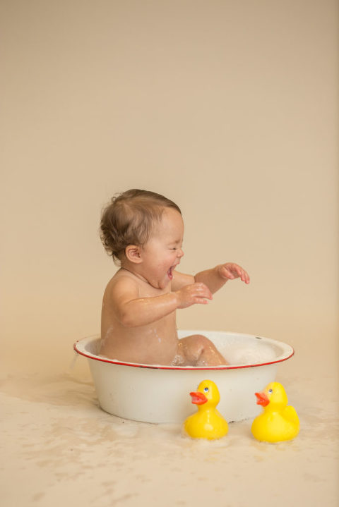 baby first birthday tater smash session