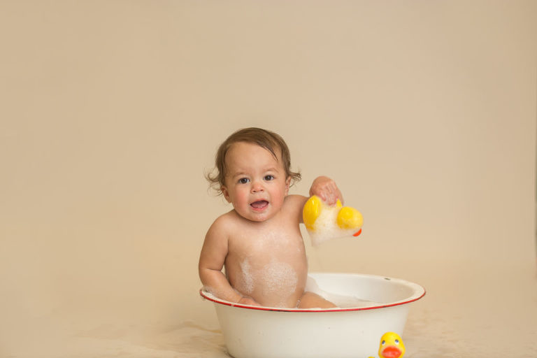 baby first birthday tater smash session