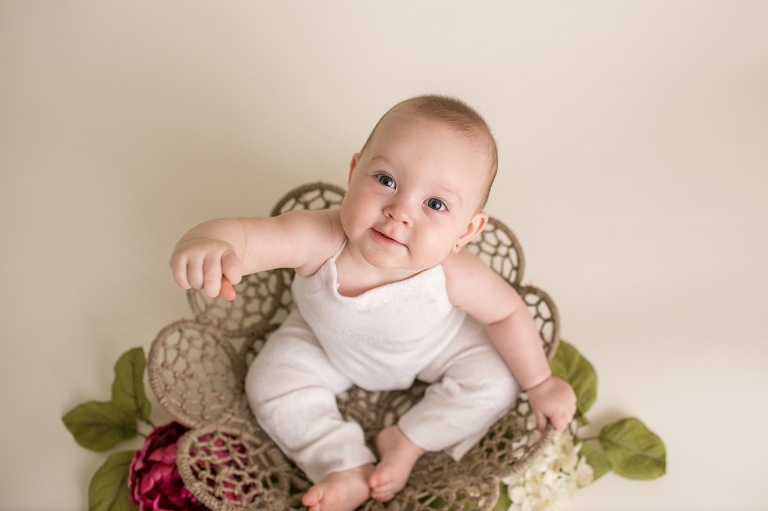 baby first birthday tater smash session