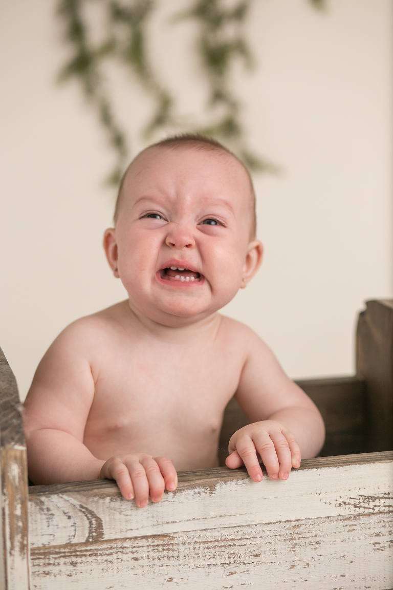 baby first birthday tater smash session