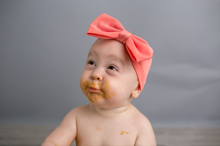 baby first birthday tater smash session