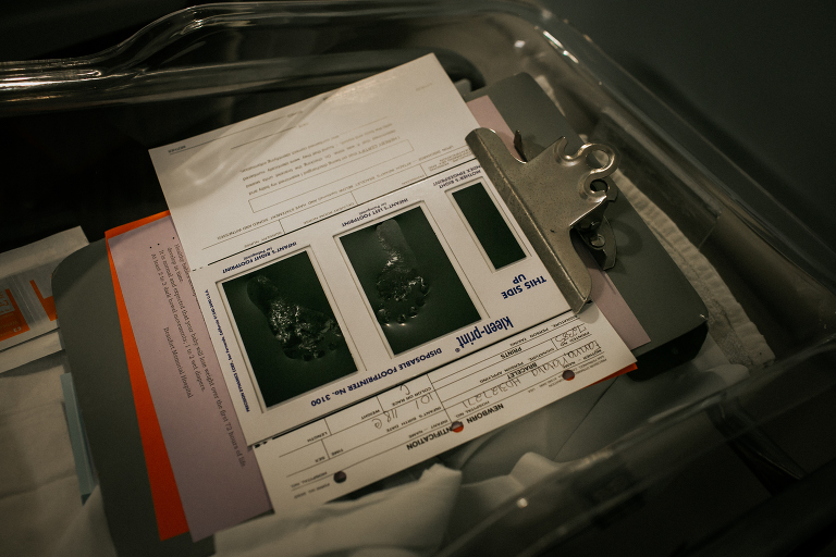 baby first footprints