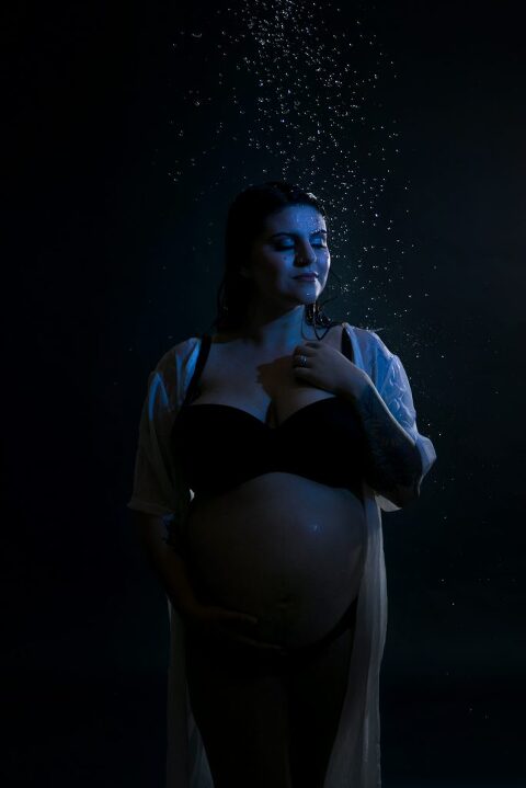 rain maternity portraits beaufort SC