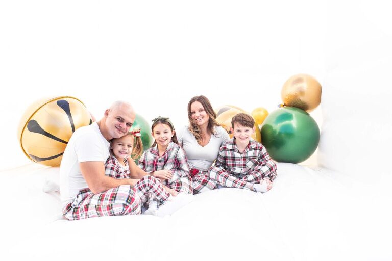 family bounce house mini christmas 